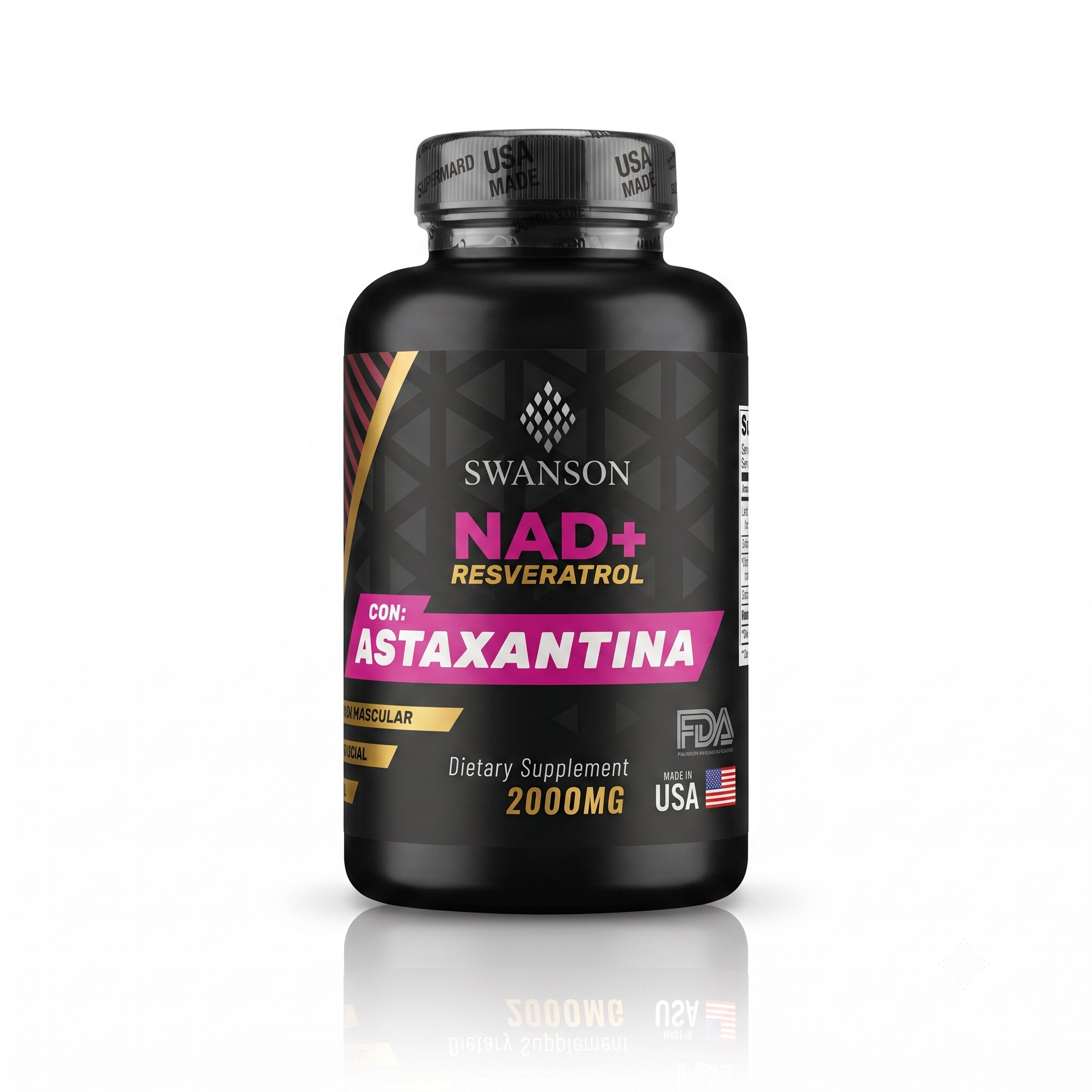 NAD+REVERATOL Y ASTAXANTINA